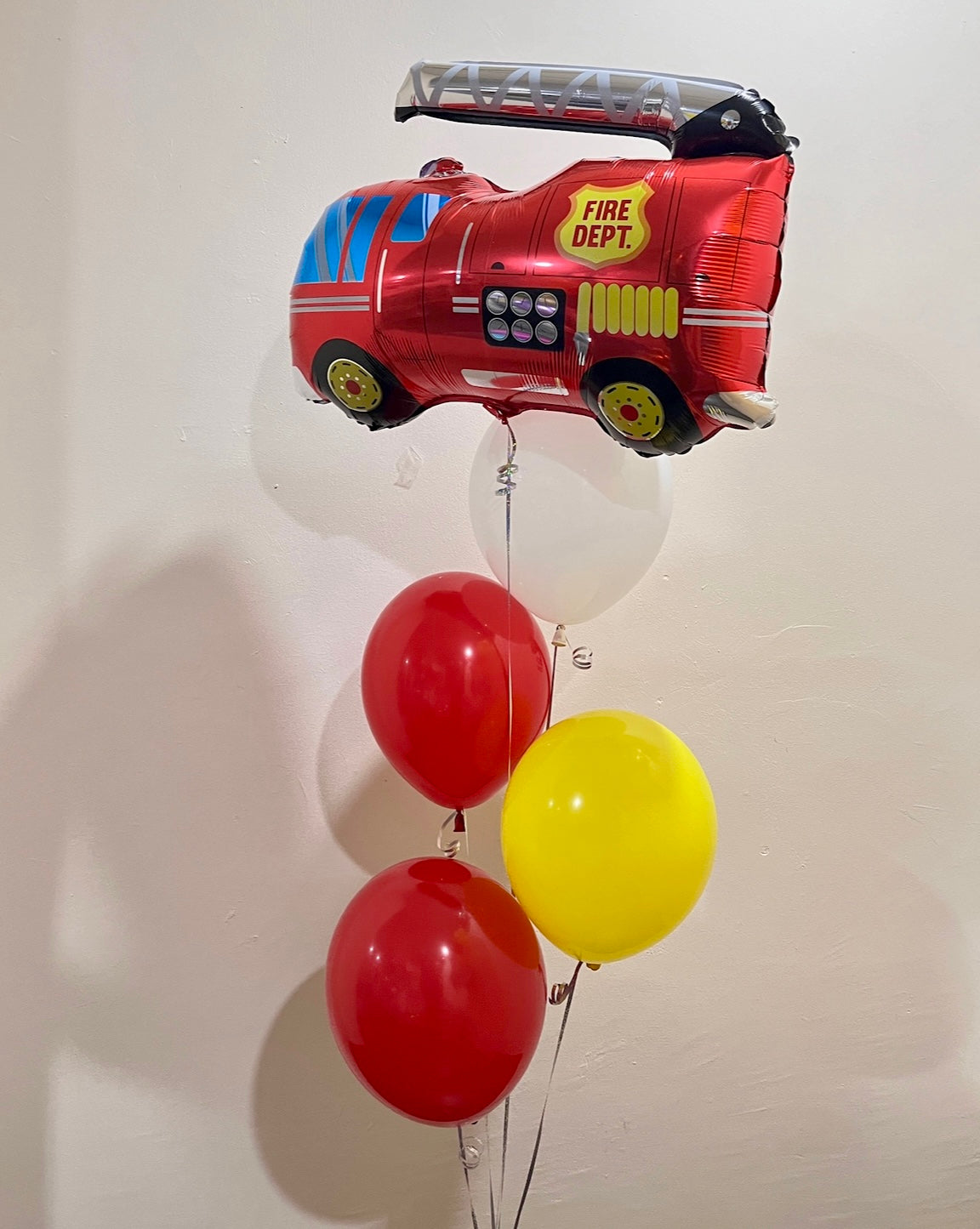 Fire Truck Balloon Bouquet