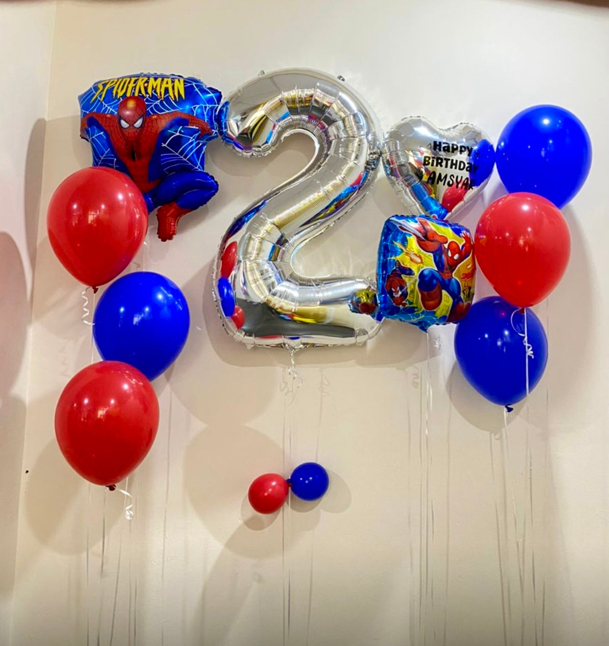 Spiderman Birthday Bash Balloon Set