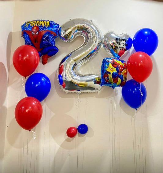 Spiderman Birthday Bash Balloon Set