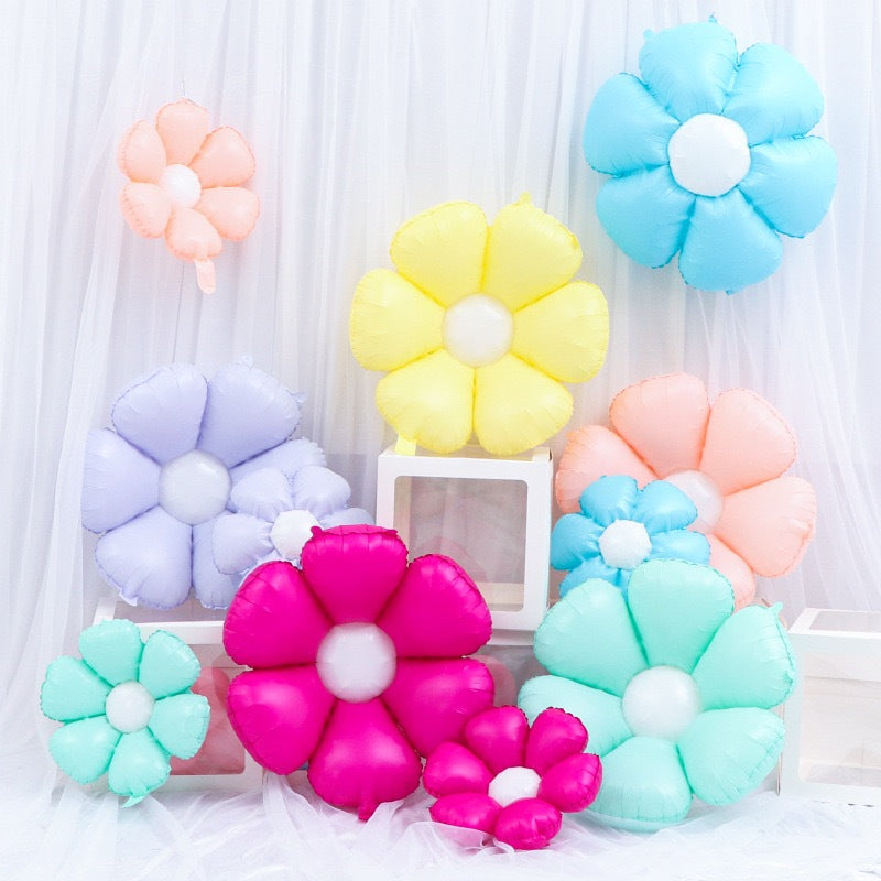 PASTEL DAISY Color Flower Balloons Belon Bunga