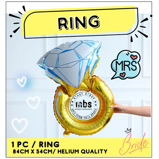 Diamond Ring Foil Balloon