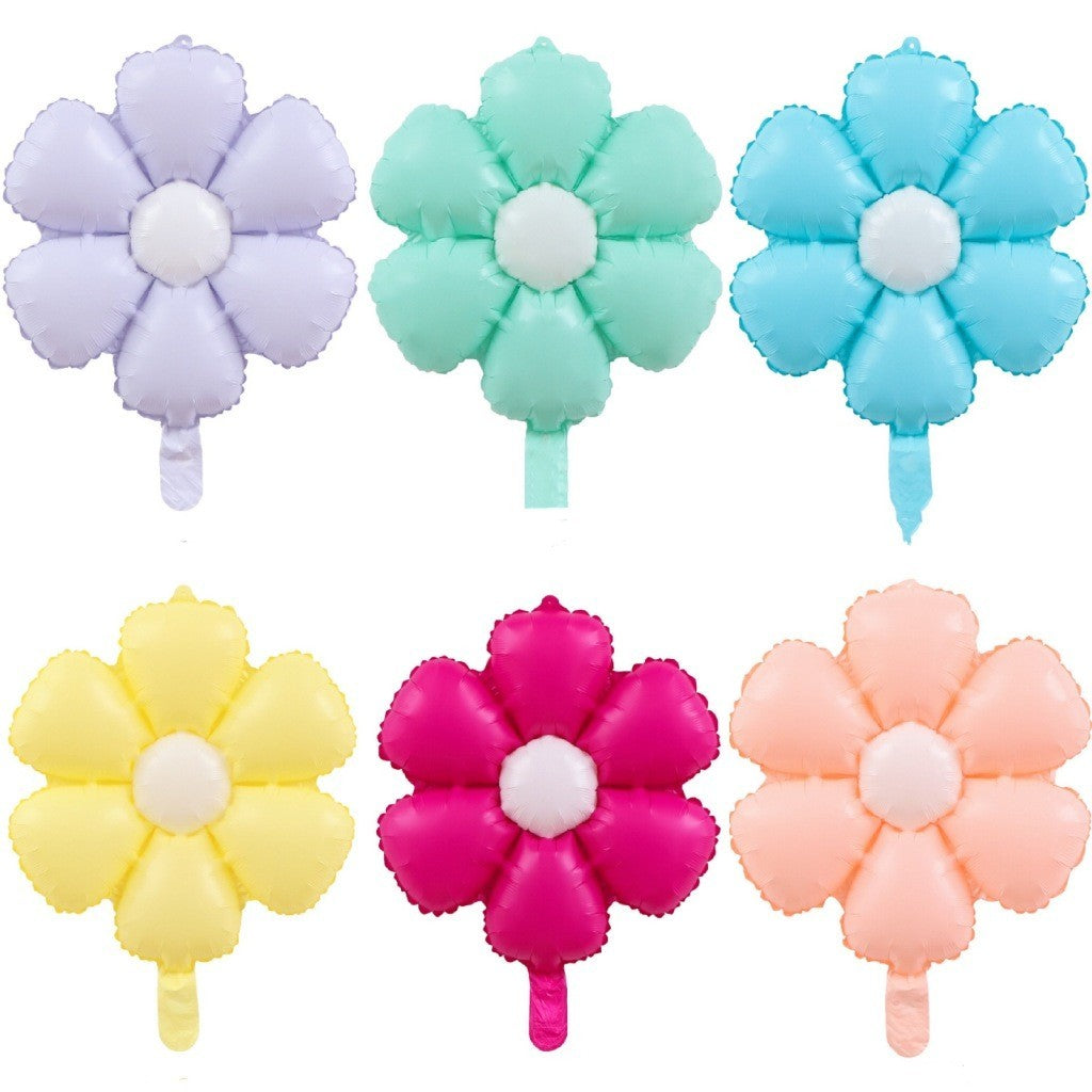 PASTEL DAISY Color Flower Balloons Belon Bunga