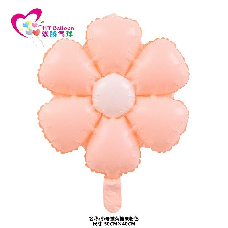 PASTEL DAISY Color Flower Balloons Belon Bunga