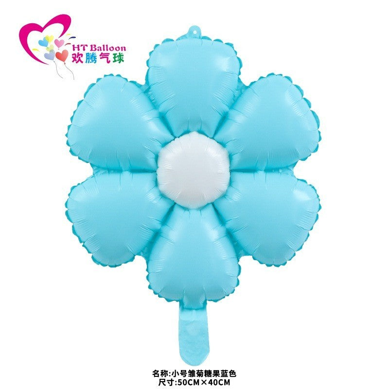 PASTEL DAISY Color Flower Balloons Belon Bunga