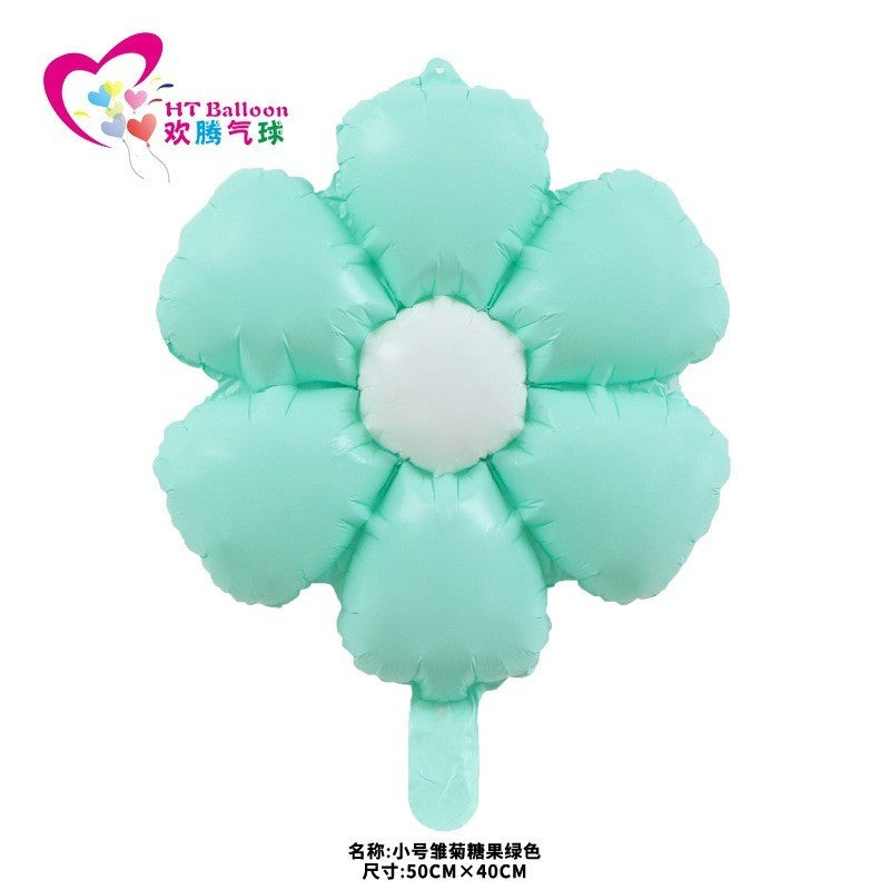 PASTEL DAISY Color Flower Balloons Belon Bunga