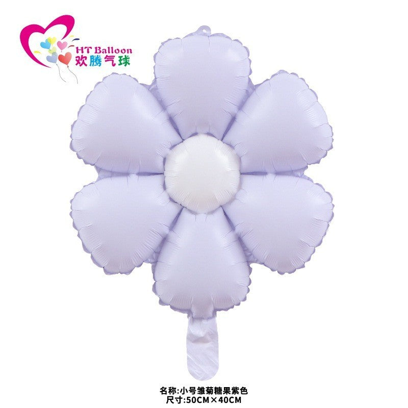 PASTEL DAISY Color Flower Balloons Belon Bunga