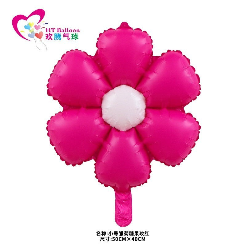 PASTEL DAISY Color Flower Balloons Belon Bunga